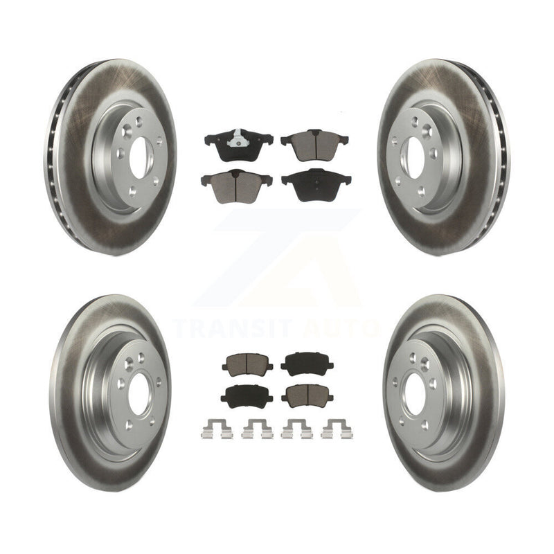 Transit Auto KGC-101253 Disc Brake Kit for 2008 Volvo V70 - Front and Rear