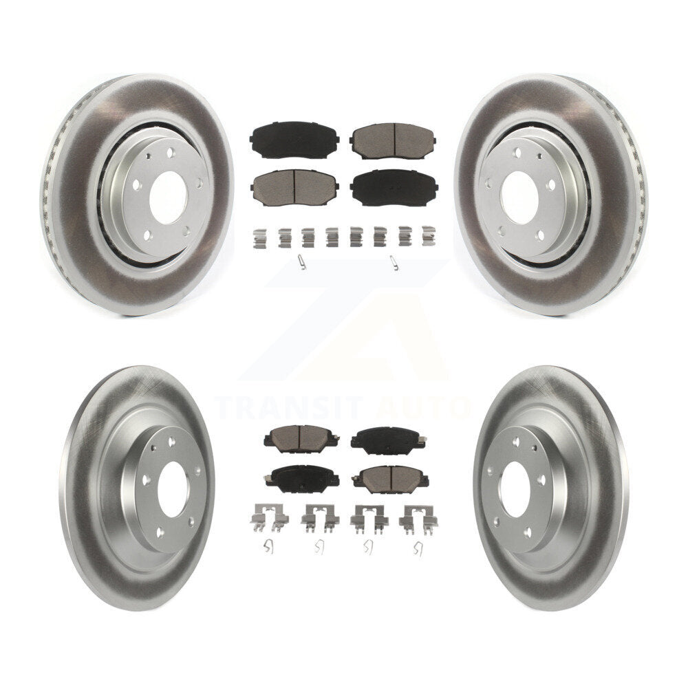 Transit Auto KGC-101255 Disc Brake Kit for 2019-2024 Mazda CX-5 - Front and Rear