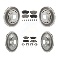 Transit Auto KGC-101255 Disc Brake Kit for 2019-2024 Mazda CX-5 - Front and Rear