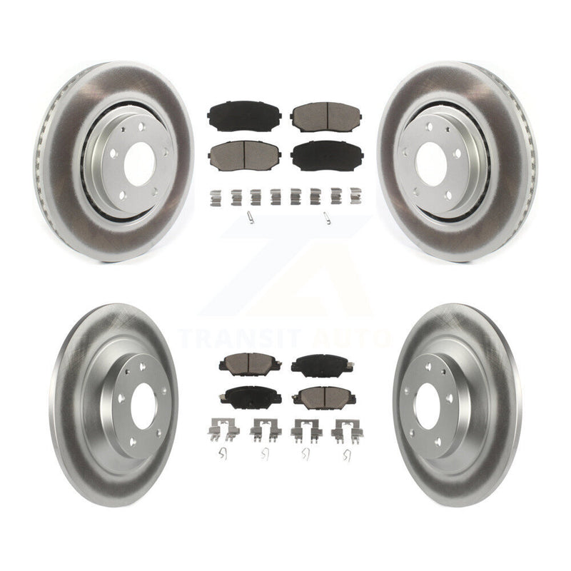 Transit Auto KGC-101255 Disc Brake Kit for 2019-2024 Mazda CX-5 - Front and Rear