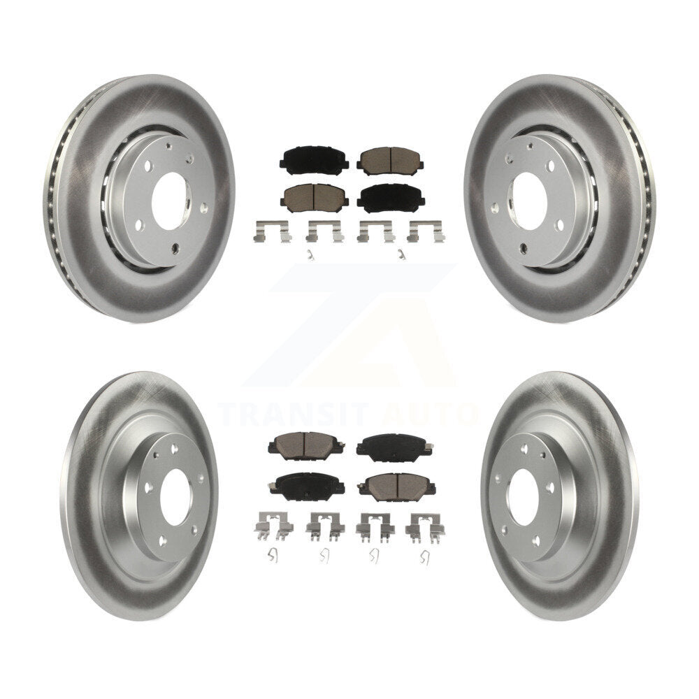 Transit Auto KGC-101256 Disc Brake Kit for 2016-2024 Mazda CX-5 - Front and Rear