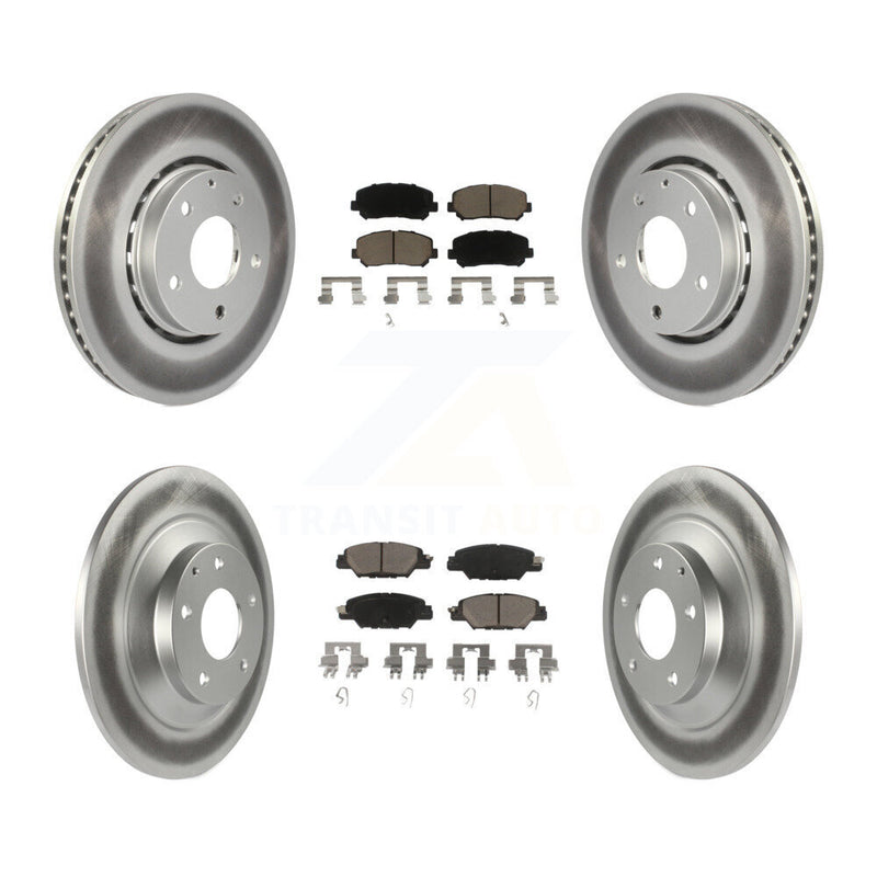 Transit Auto KGC-101256 Disc Brake Kit for 2016-2024 Mazda CX-5 - Front and Rear