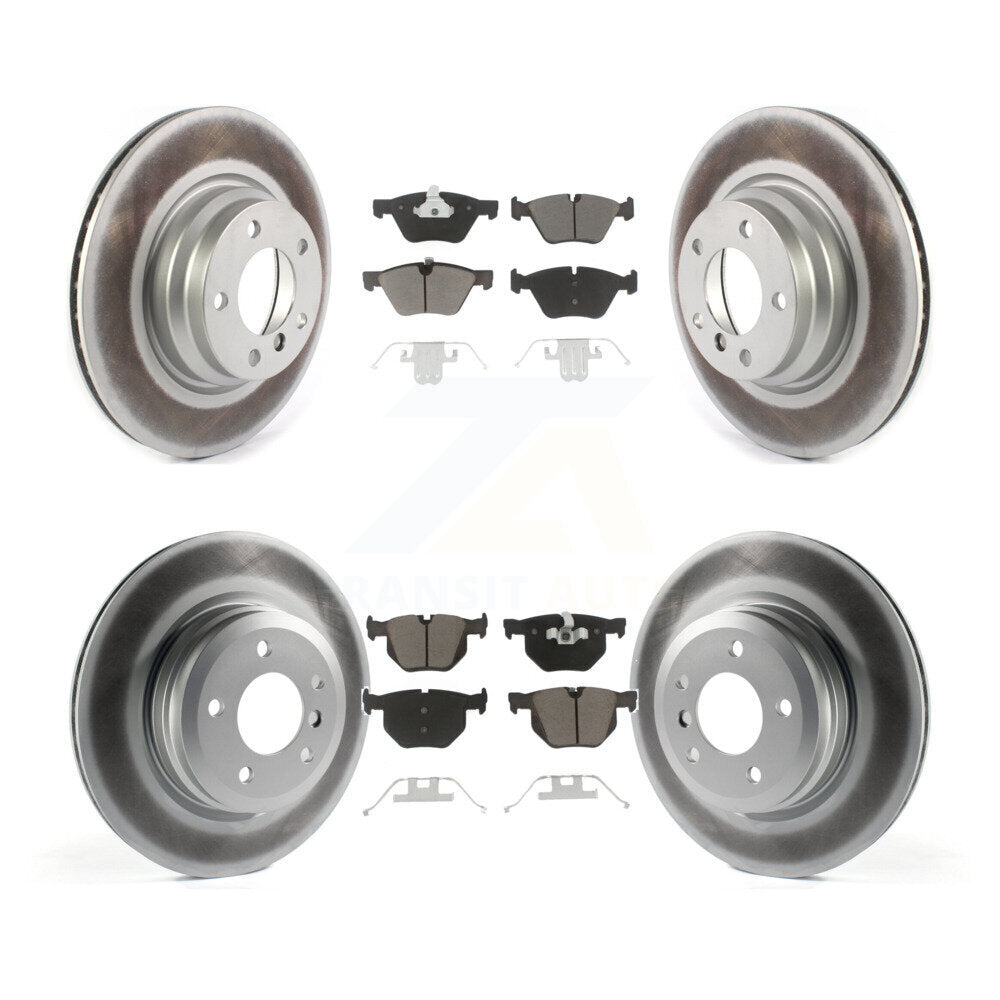 Transit Auto KGC-101257 Disc Brake Kit for 2006 BMW 330i, BMW 330xi - Front and Rear