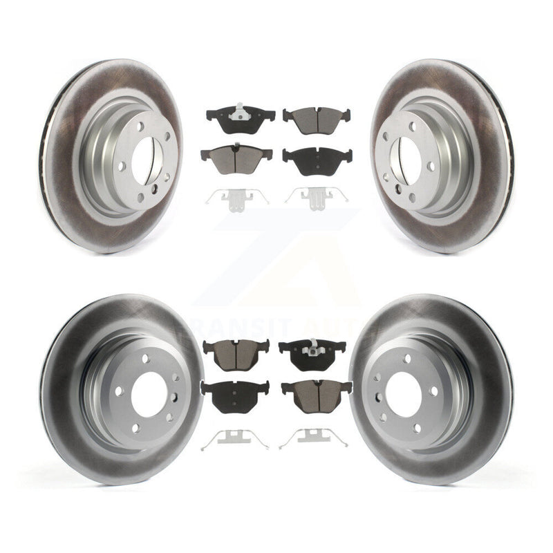 Transit Auto KGC-101257 Disc Brake Kit for 2006 BMW 330i, BMW 330xi - Front and Rear