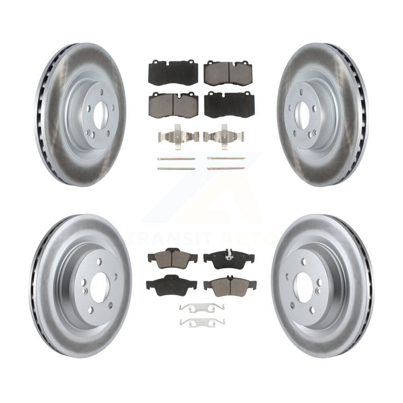 Transit Auto KGC-101259 Disc Brake Kit for 2007-2014 Mercedes-Benz S350, Mercedes-Benz S550 and More - Front and Rear