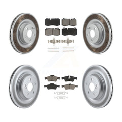 Transit Auto KGC-101260 Disc Brake Kit for 2007-2014 Mercedes-Benz S350, Mercedes-Benz S550 and More - Front and Rear