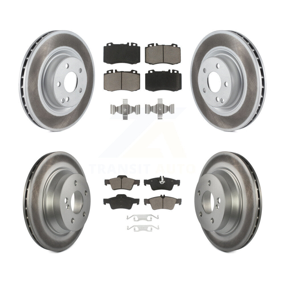 Transit Auto KGC-101261 Disc Brake Kit for 2006-2011 Mercedes-Benz CLS550, Mercedes-Benz E550, Mercedes-Benz CLS500 - Front and Rear