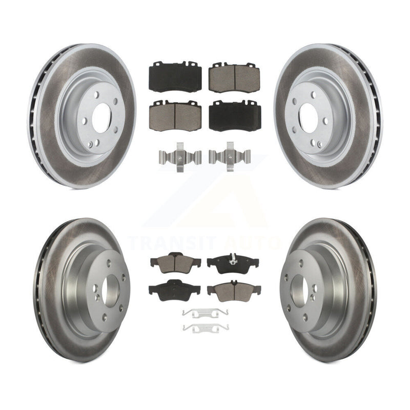 Transit Auto KGC-101261 Disc Brake Kit for 2006-2011 Mercedes-Benz CLS550, Mercedes-Benz E550, Mercedes-Benz CLS500 - Front and Rear