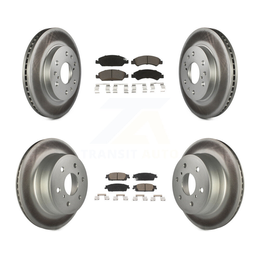Transit Auto KGC-101262 Disc Brake Kit for 2014-2020 Chevrolet Suburban, Cadillac Escalade and More - Front and Rear