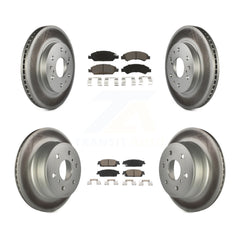 Transit Auto KGC-101262 Disc Brake Kit for 2014-2020 Chevrolet Suburban, Cadillac Escalade and More - Front and Rear