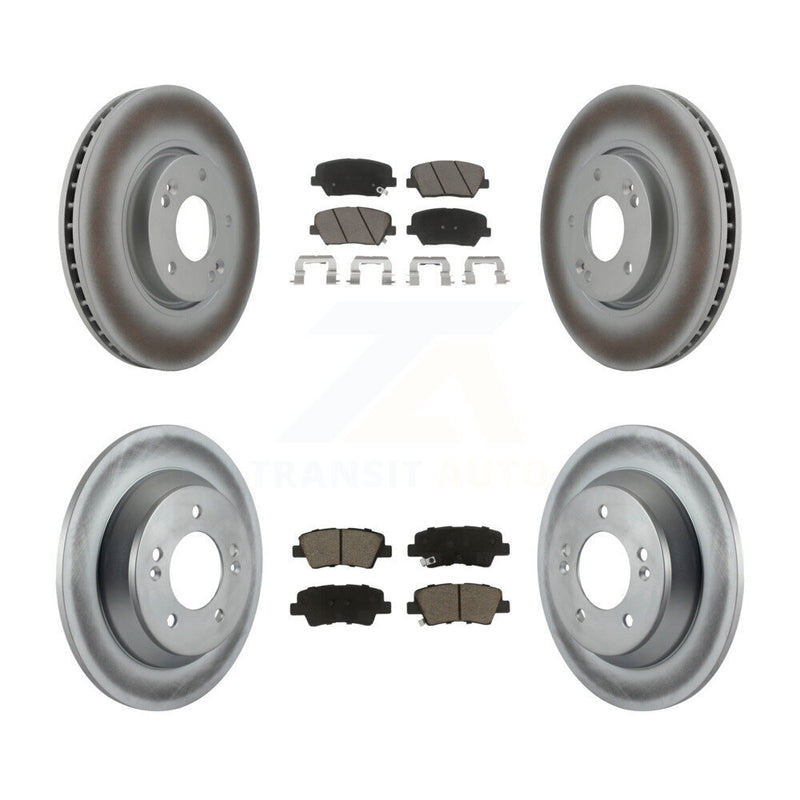 Transit Auto KGC-101265 Disc Brake Kit for 2014-2017 Kia Rondo - Front and Rear