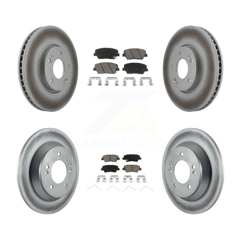 Transit Auto KGC-101266 Disc Brake Kit for 2014-2017 Kia Rondo - Front and Rear