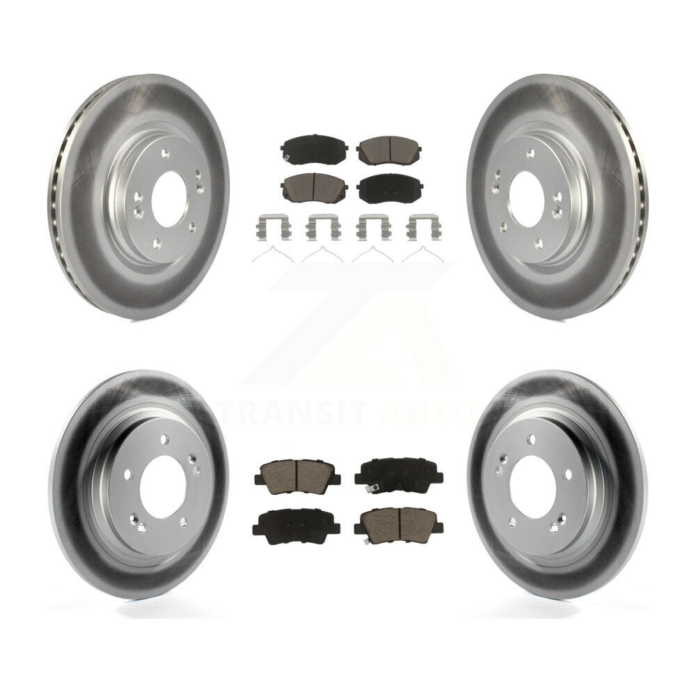 Transit Auto KGC-101267 Disc Brake Kit for 2017-2019 Kia Optima - Front and Rear