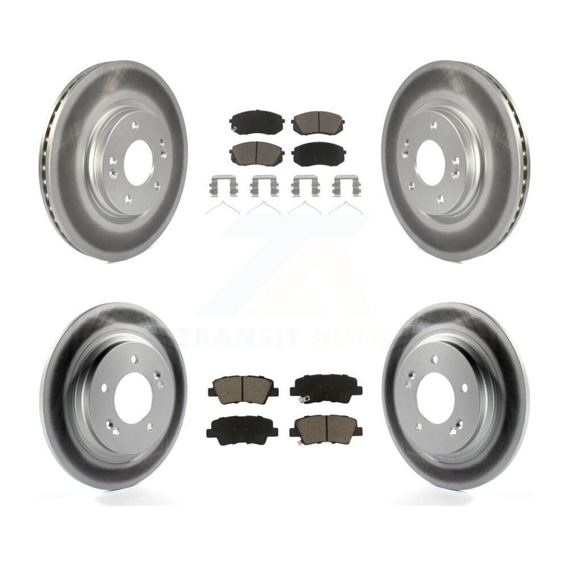 Transit Auto KGC-101267 Disc Brake Kit for 2017-2019 Kia Optima - Front and Rear
