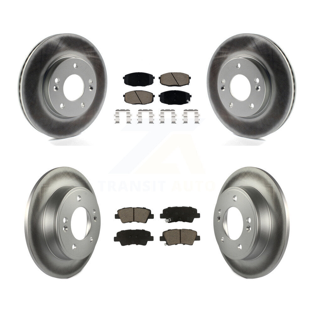 Transit Auto KGC-101268 Disc Brake Kit for 2017-2023 Kia Forte, Hyundai Kona and More - Front and Rear