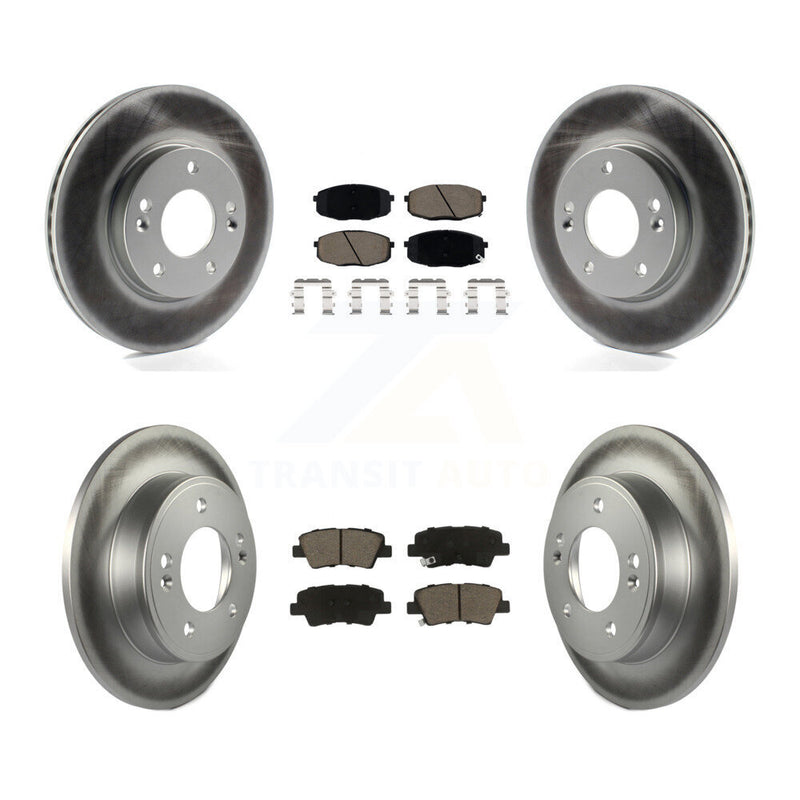 Transit Auto KGC-101268 Disc Brake Kit for 2017-2023 Kia Forte, Hyundai Kona and More - Front and Rear
