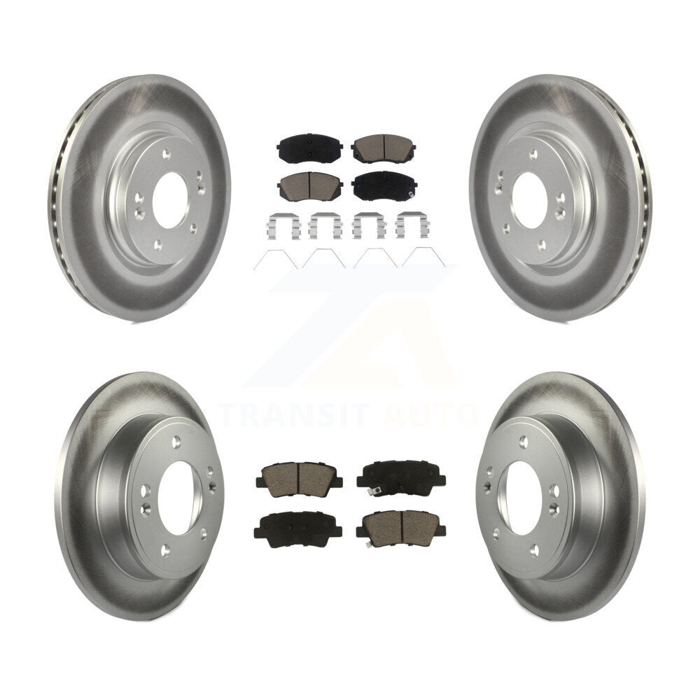 Transit Auto KGC-101269 Disc Brake Kit for 2021 Kia Forte5 - Front and Rear