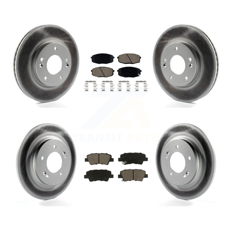 Transit Auto KGC-101271 Disc Brake Kit for 2018-2022 Kia Forte5, Hyundai Elantra GT - Front and Rear