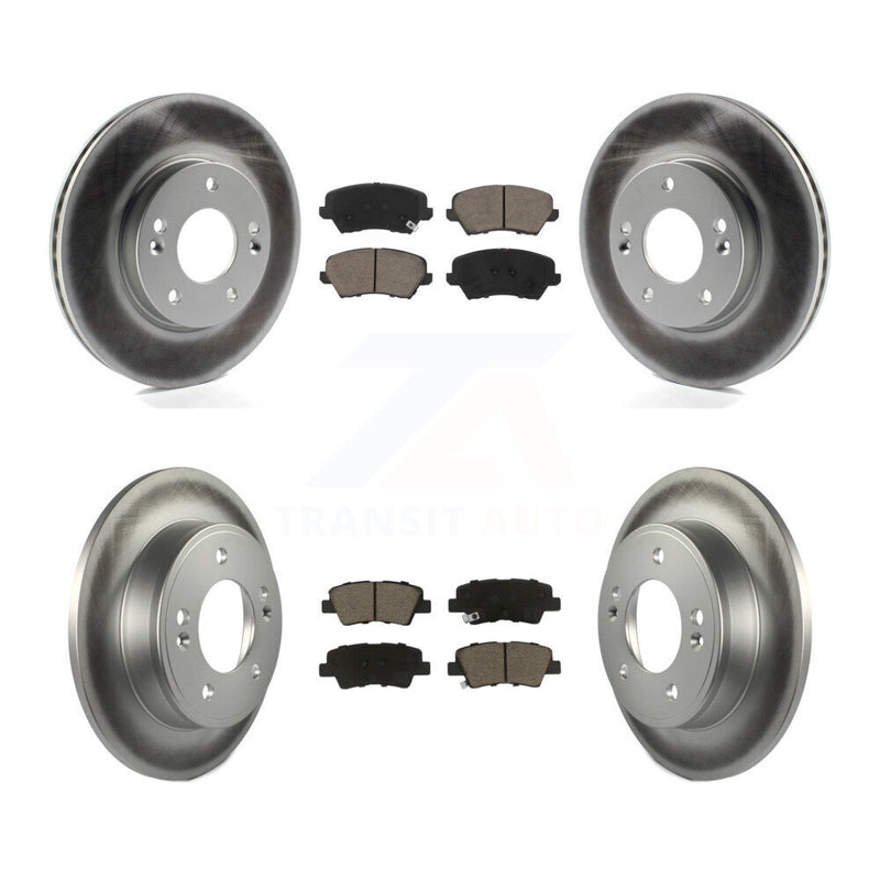Transit Auto KGC-101273 Disc Brake Kit for 2016-2018 Hyundai Elantra GT, Kia Forte and More - Front and Rear