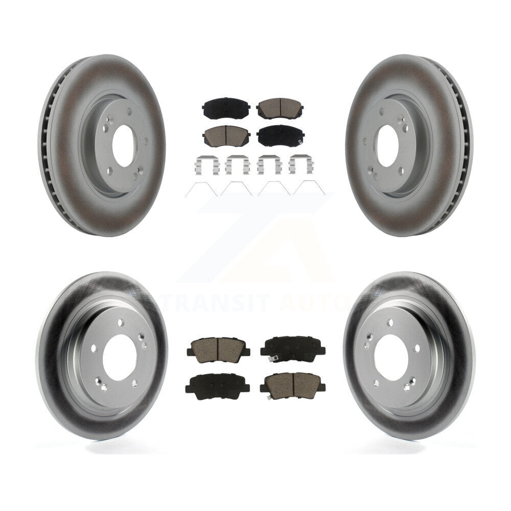 Transit Auto KGC-101275 Disc Brake Kit for 2017-2019 Kia Soul EV - Front and Rear