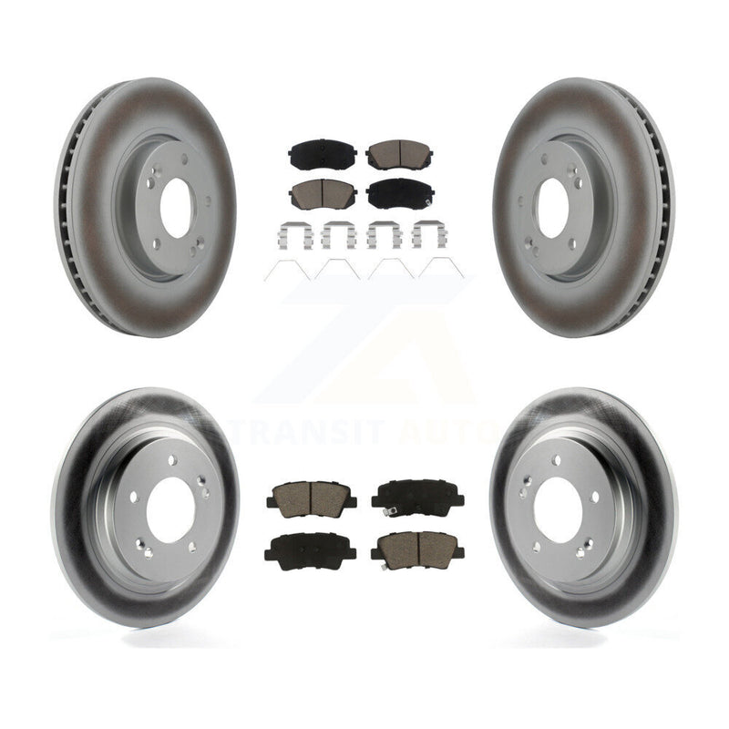 Transit Auto KGC-101275 Disc Brake Kit for 2017-2019 Kia Soul EV - Front and Rear