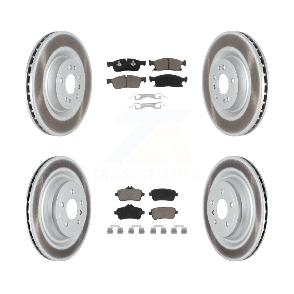 Transit Auto KGC-101276 Disc Brake Kit for 2013-2019 Mercedes-Benz GLS450, Mercedes-Benz GL450, Mercedes-Benz GL350 - Front and Rear
