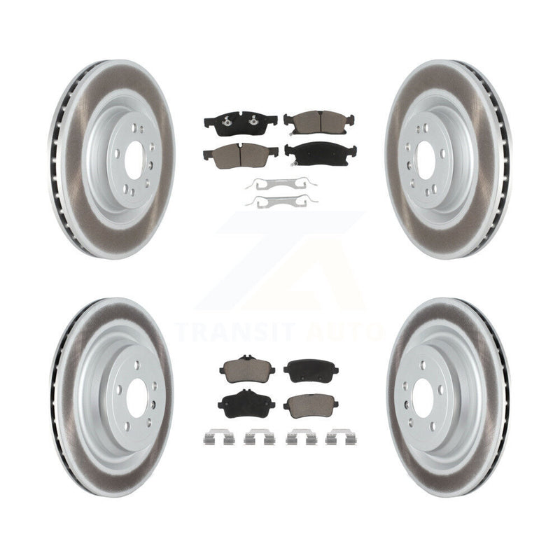 Transit Auto KGC-101276 Disc Brake Kit for 2013-2019 Mercedes-Benz GLS450, Mercedes-Benz GL450, Mercedes-Benz GL350 - Front and Rear