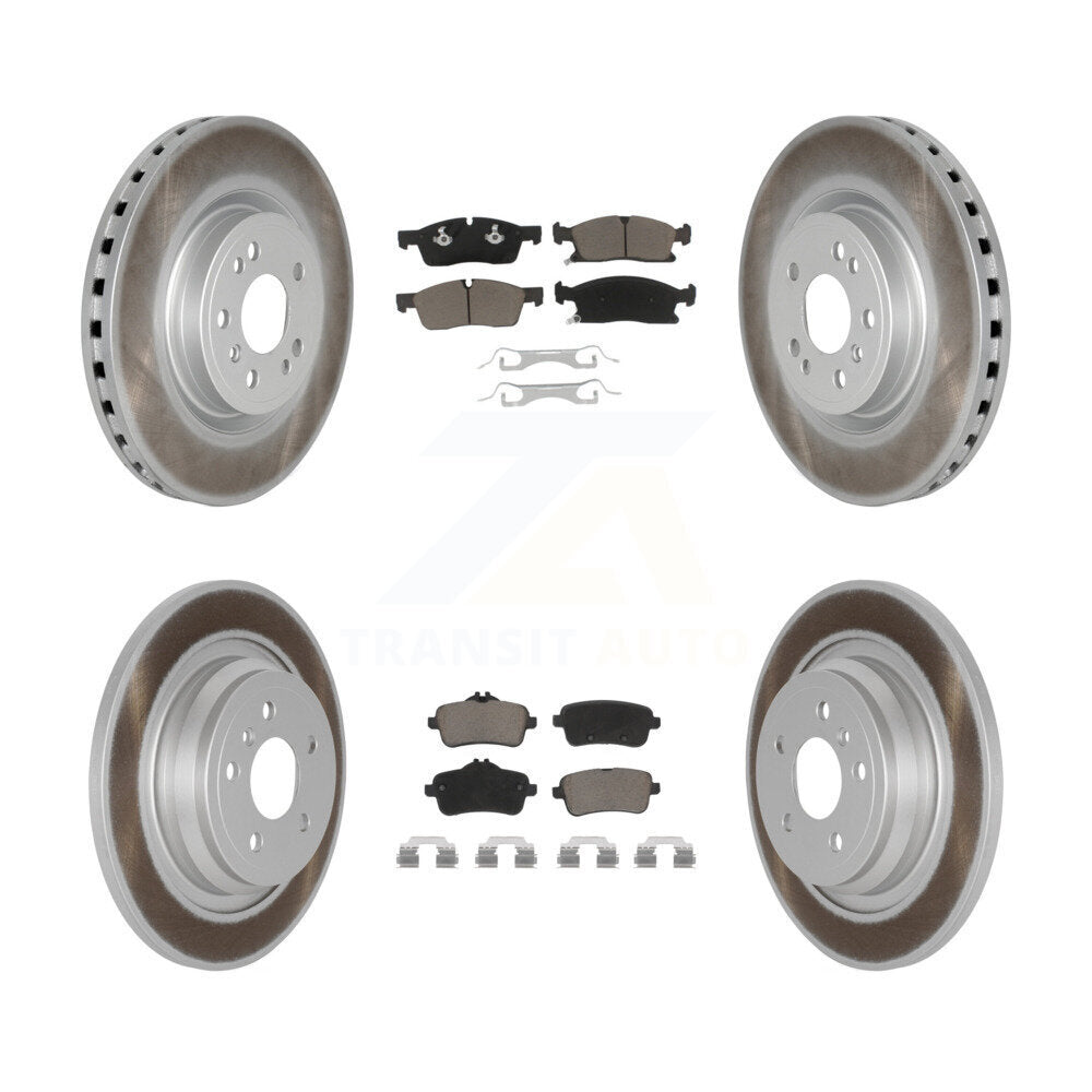 Transit Auto KGC-101277 Disc Brake Kit for 2012-2018 Mercedes-Benz GLE300d, Mercedes-Benz GLE350 and More - Front and Rear