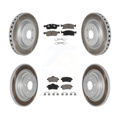 Transit Auto KGC-101277 Disc Brake Kit for 2012-2018 Mercedes-Benz GLE300d, Mercedes-Benz GLE350 and More - Front and Rear