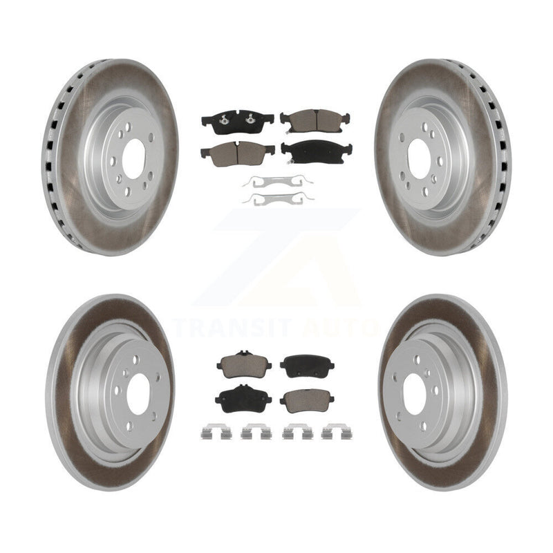 Transit Auto KGC-101277 Disc Brake Kit for 2012-2018 Mercedes-Benz GLE300d, Mercedes-Benz GLE350 and More - Front and Rear