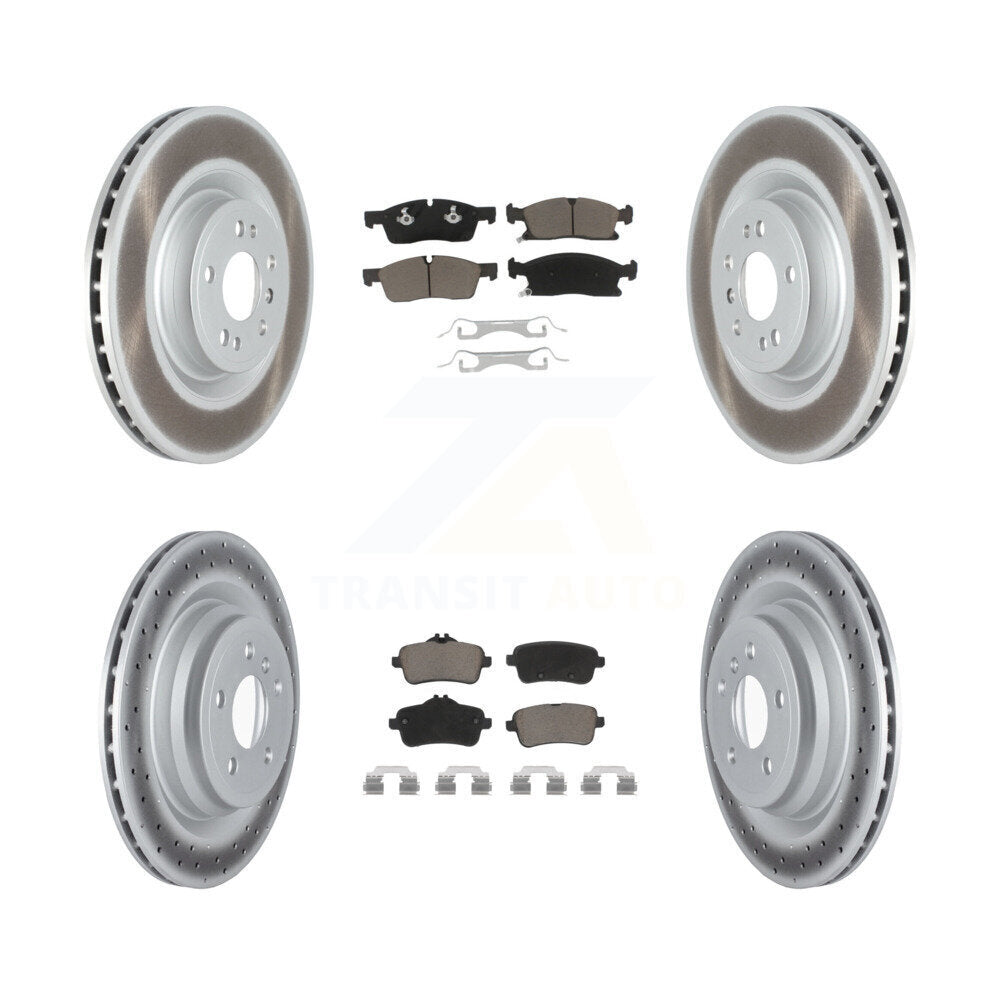 Transit Auto KGC-101280 Disc Brake Kit for 2016-2019 Mercedes-Benz GLE400 - Front and Rear