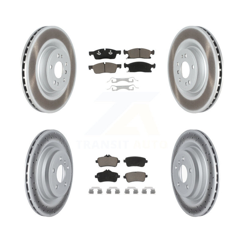 Transit Auto KGC-101280 Disc Brake Kit for 2016-2019 Mercedes-Benz GLE400 - Front and Rear