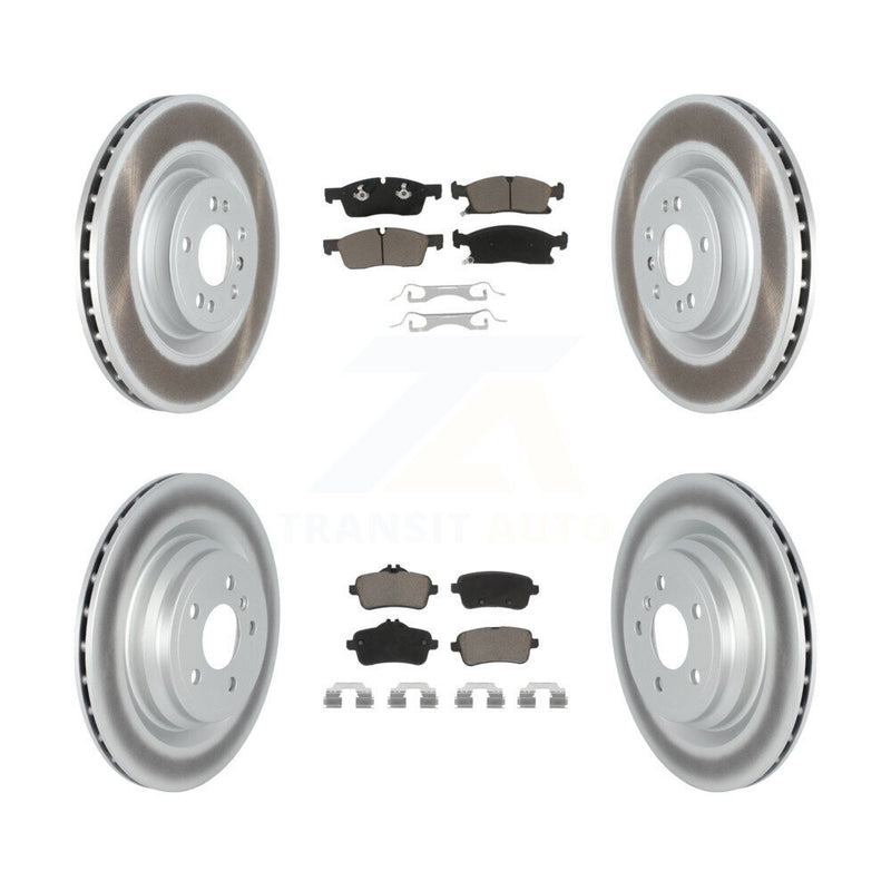 Transit Auto KGC-101281 Disc Brake Kit for 2016-2019 Mercedes-Benz GLE400 - Front and Rear