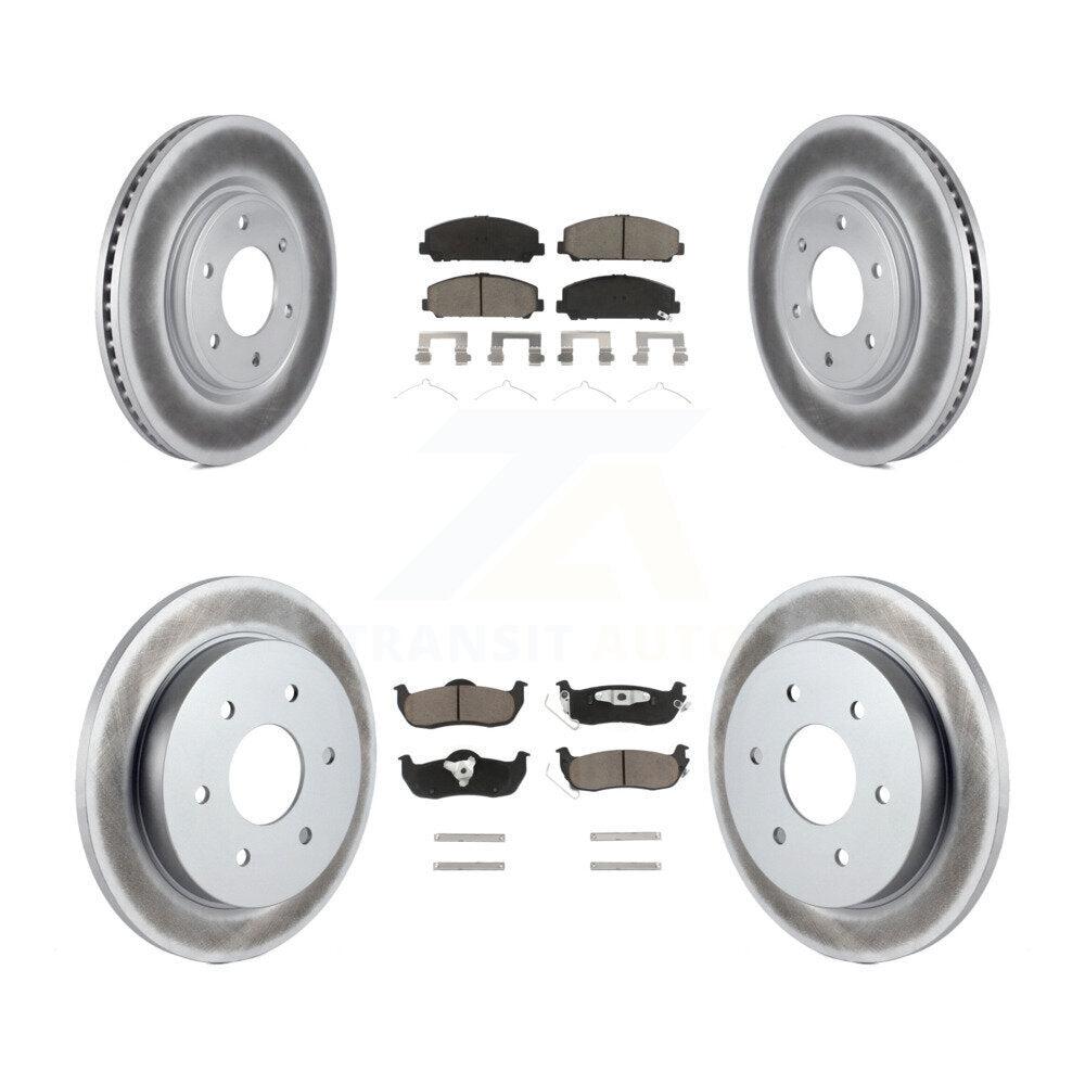 Transit Auto KGC-101283 Disc Brake Kit for 2007-2015 INFINITI QX56, Nissan Armada, Nissan TITAN - Front and Rear