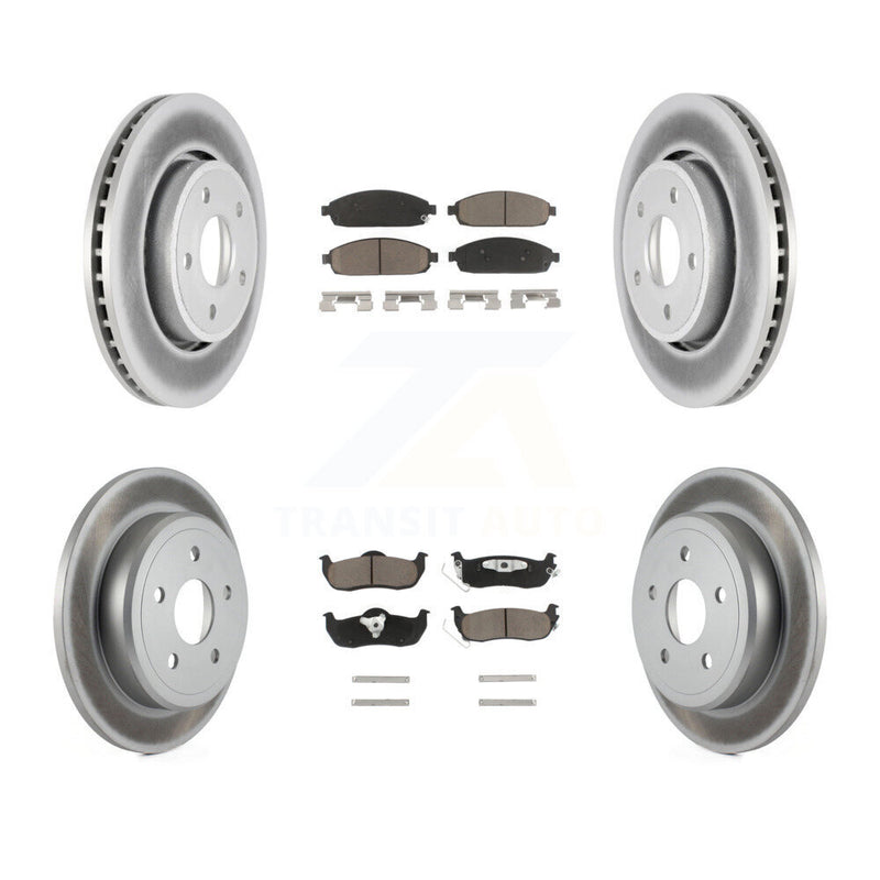 Transit Auto KGC-101284 Disc Brake Kit for 2005-2010 Jeep Grand Cherokee, Jeep Commander - Front and Rear
