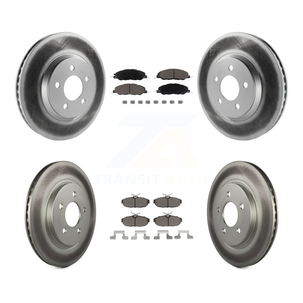 Transit Auto KGC-101288 Disc Brake Kit for 2005-2010 Ford Mustang - Front and Rear