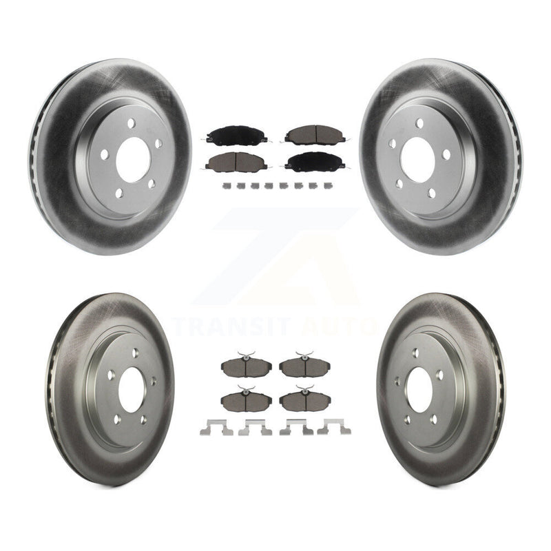 Transit Auto KGC-101288 Disc Brake Kit for 2005-2010 Ford Mustang - Front and Rear