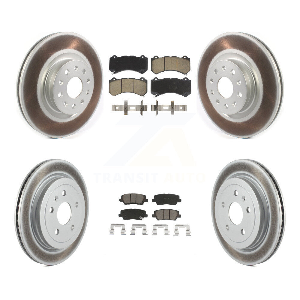 Transit Auto KGC-101291 Disc Brake Kit for 2016 Cadillac CTS - Front and Rear