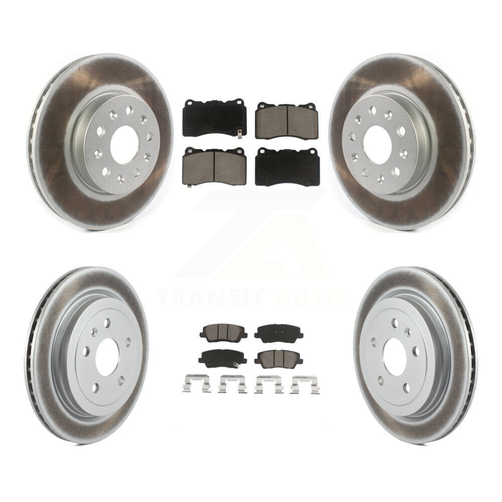 Transit Auto KGC-101292 Disc Brake Kit for 2015-2016 Cadillac CTS - Front and Rear
