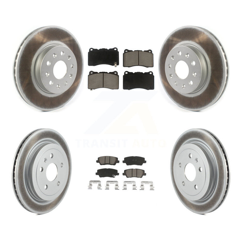Transit Auto KGC-101292 Disc Brake Kit for 2015-2016 Cadillac CTS - Front and Rear