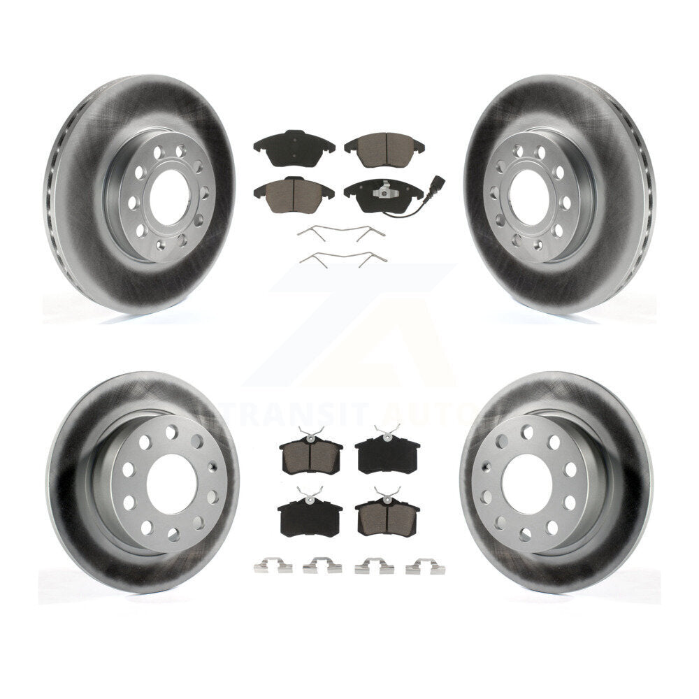 Transit Auto KGC-101300 Disc Brake Kit for 2013-2018 Volkswagen Jetta, Volkswagen Beetle - Front and Rear