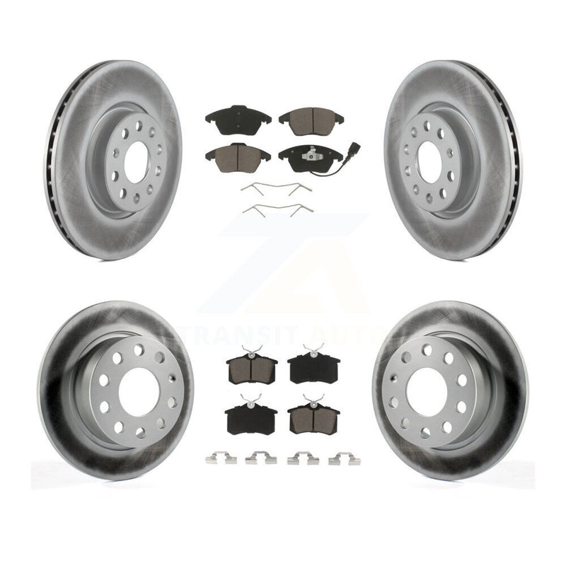 Transit Auto KGC-101301 Disc Brake Kit for 2014-2018 Volkswagen Jetta, Volkswagen Beetle - Front and Rear