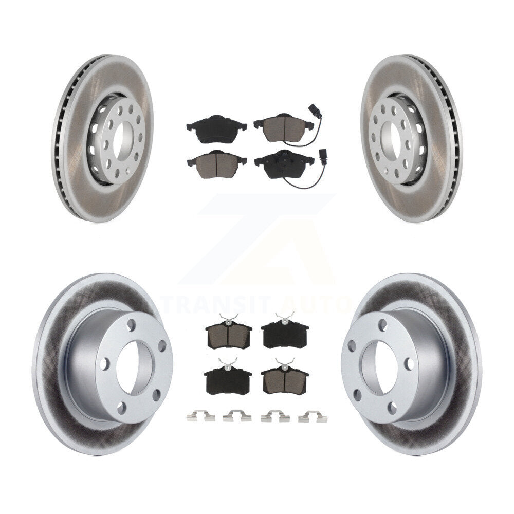 Transit Auto KGC-101303 Disc Brake Kit for 2000-2005 Volkswagen Passat, Audi A6 - Front and Rear