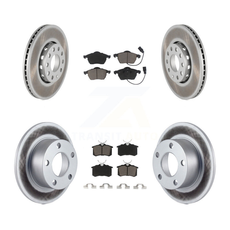 Transit Auto KGC-101303 Disc Brake Kit for 2000-2005 Volkswagen Passat, Audi A6 - Front and Rear