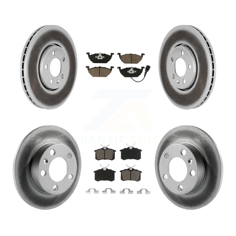 Transit Auto KGC-101304 Disc Brake Kit for 2000-2001 Volkswagen Golf - Front and Rear