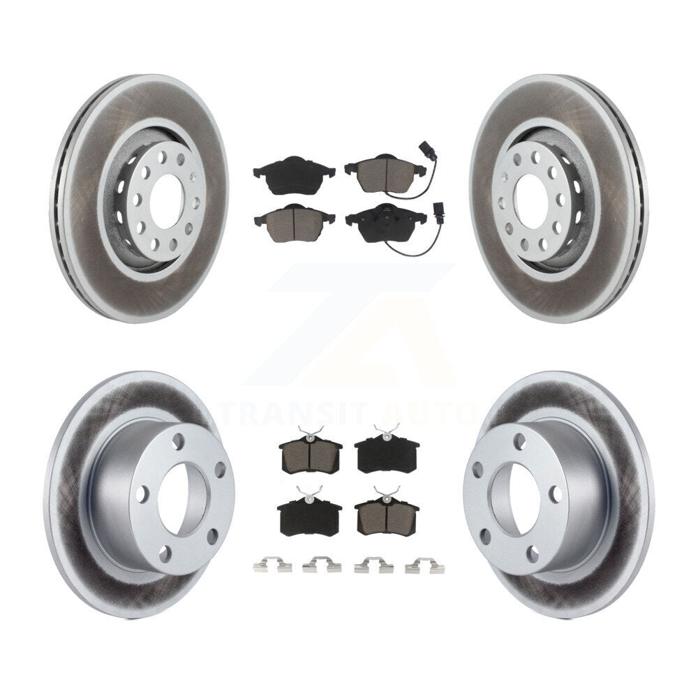 Transit Auto KGC-101305 Disc Brake Kit for 2000-2004 Audi A6 - Front and Rear
