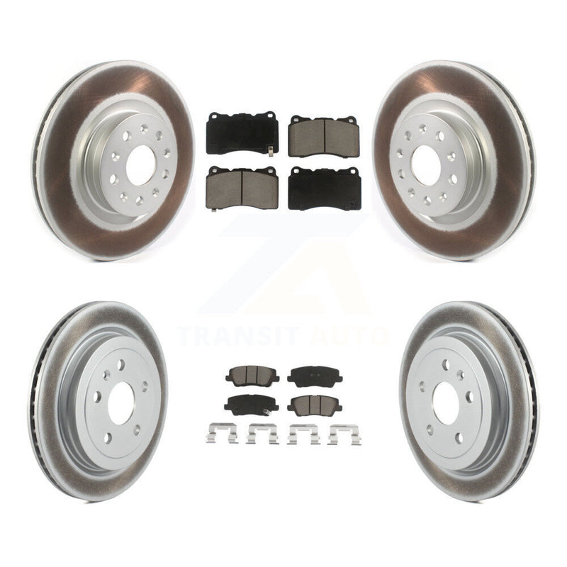 Transit Auto KGC-101308 Disc Brake Kit for 2015 Cadillac CTS - Front and Rear