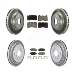 Transit Auto KGC-101310 Disc Brake Kit for 2013-2015 Cadillac ATS - Front and Rear