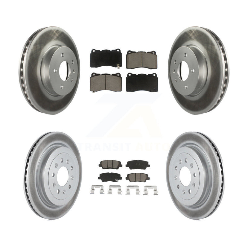 Transit Auto KGC-101310 Disc Brake Kit for 2013-2015 Cadillac ATS - Front and Rear
