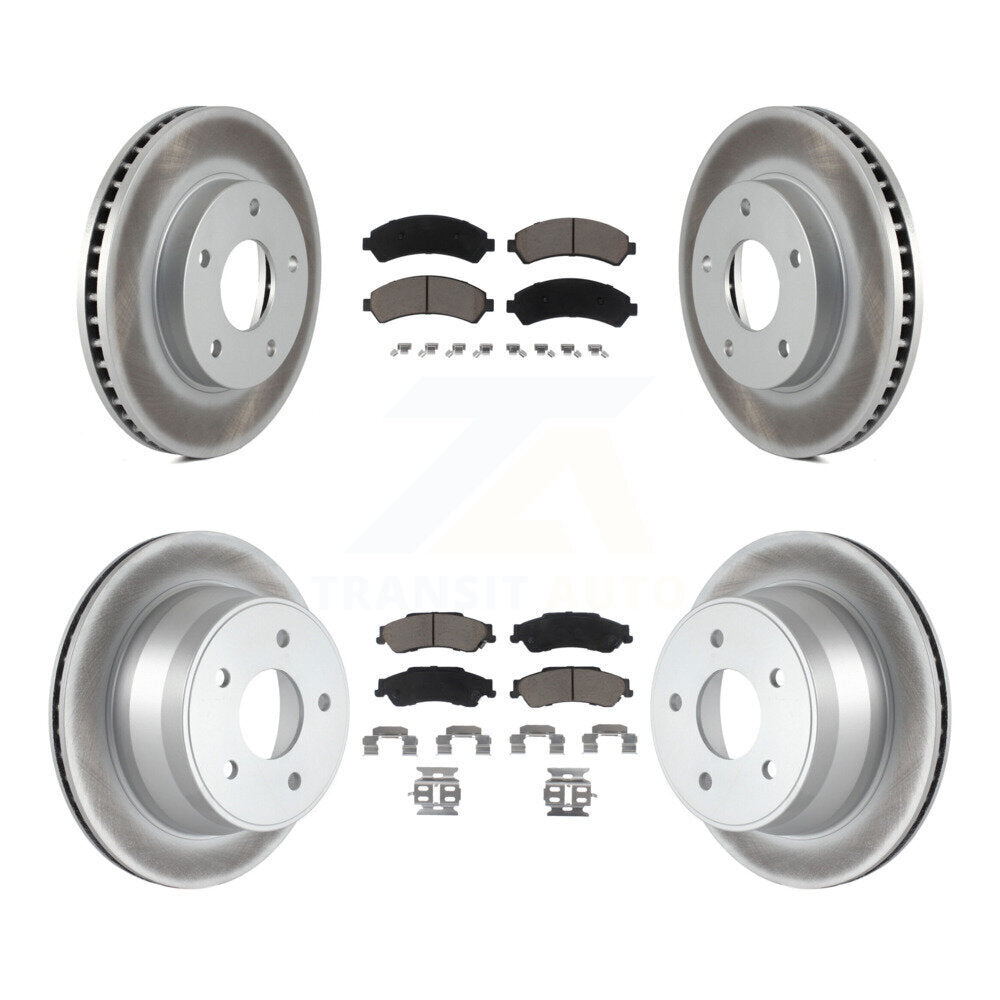 Transit Auto KGC-101313 Disc Brake Kit for 1997-2005 GMC Jimmy, Chevrolet S10 and More - Front and Rear